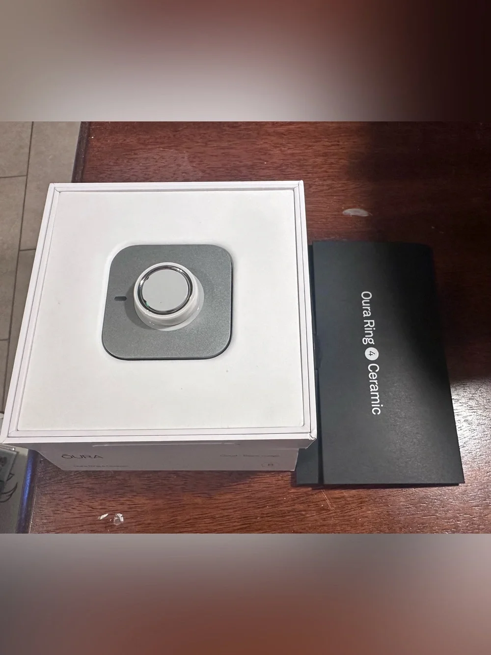 Oura Gen 4 Ceramic Ring - Size 8 Cloud New in open box condition